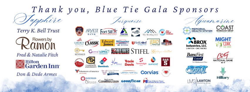 Blue Tie Gala Sponsor Logos